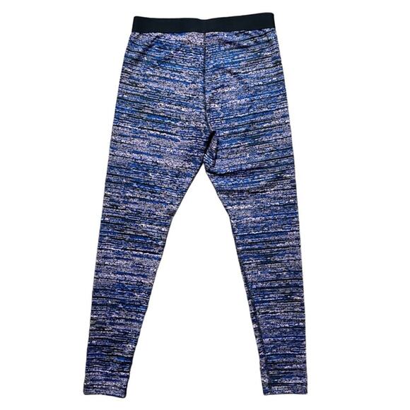 NIKE PRO Dri Fit Full Length Leggings in Purple Space Dye SZ M - Picture 7 of 11